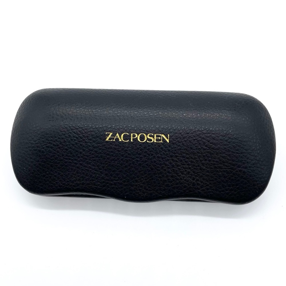 Zac Posen Black Leather Eyewear Glasses Case